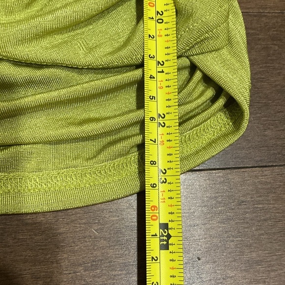 SHEIN - green ruched super stretch skirt for women Size XS - Picture 11 of 14